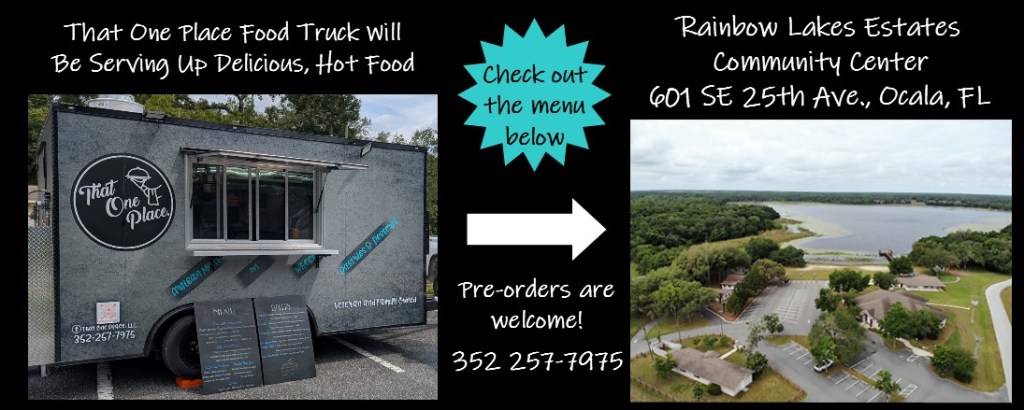 That One Place, LLC | Truck Location/Menu