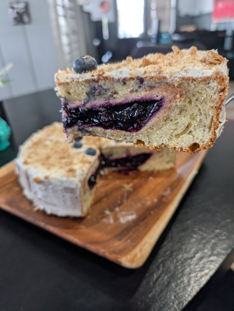 That One Place, LLC | Blueberry Pie inside of a Lemon Cake