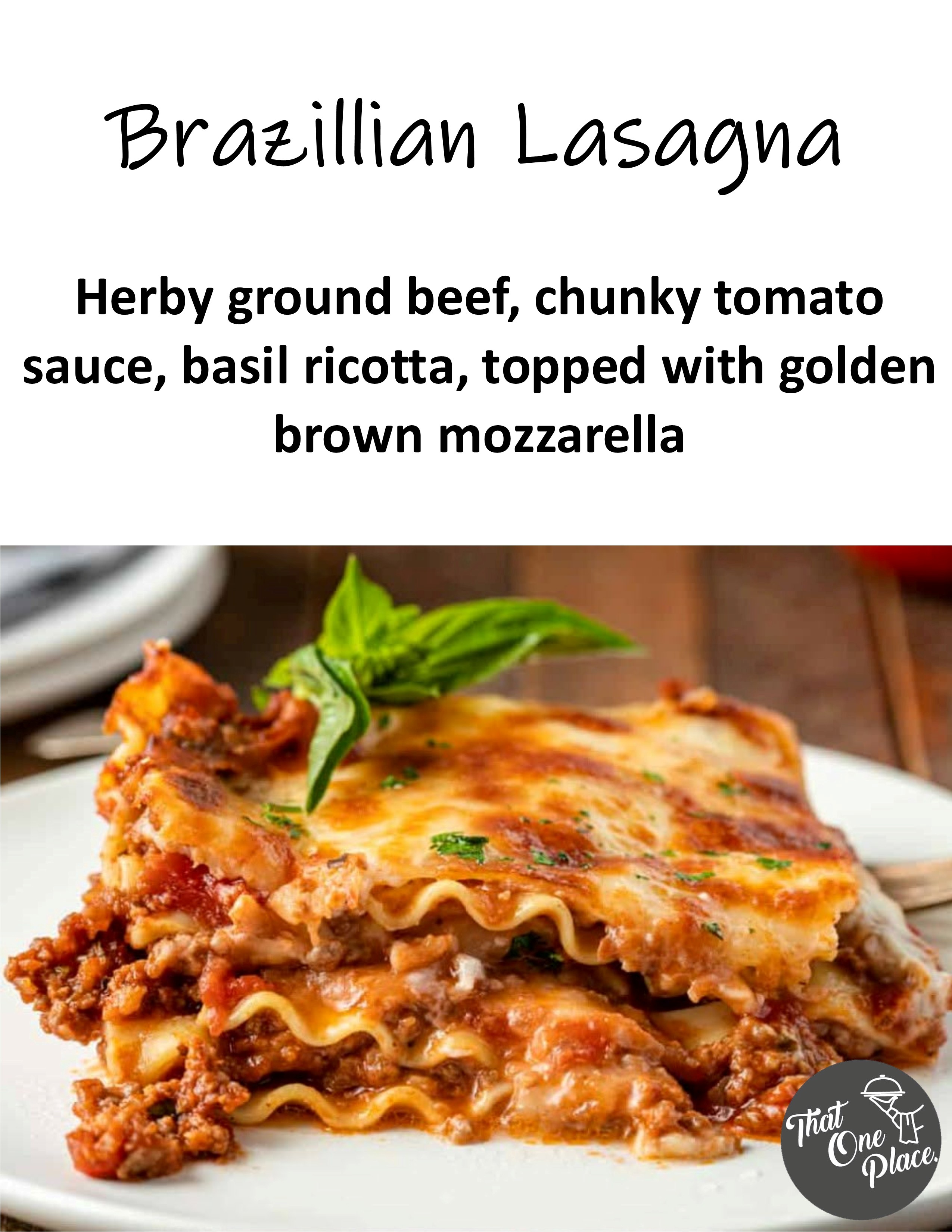 That One Place, LLC | Food Truck