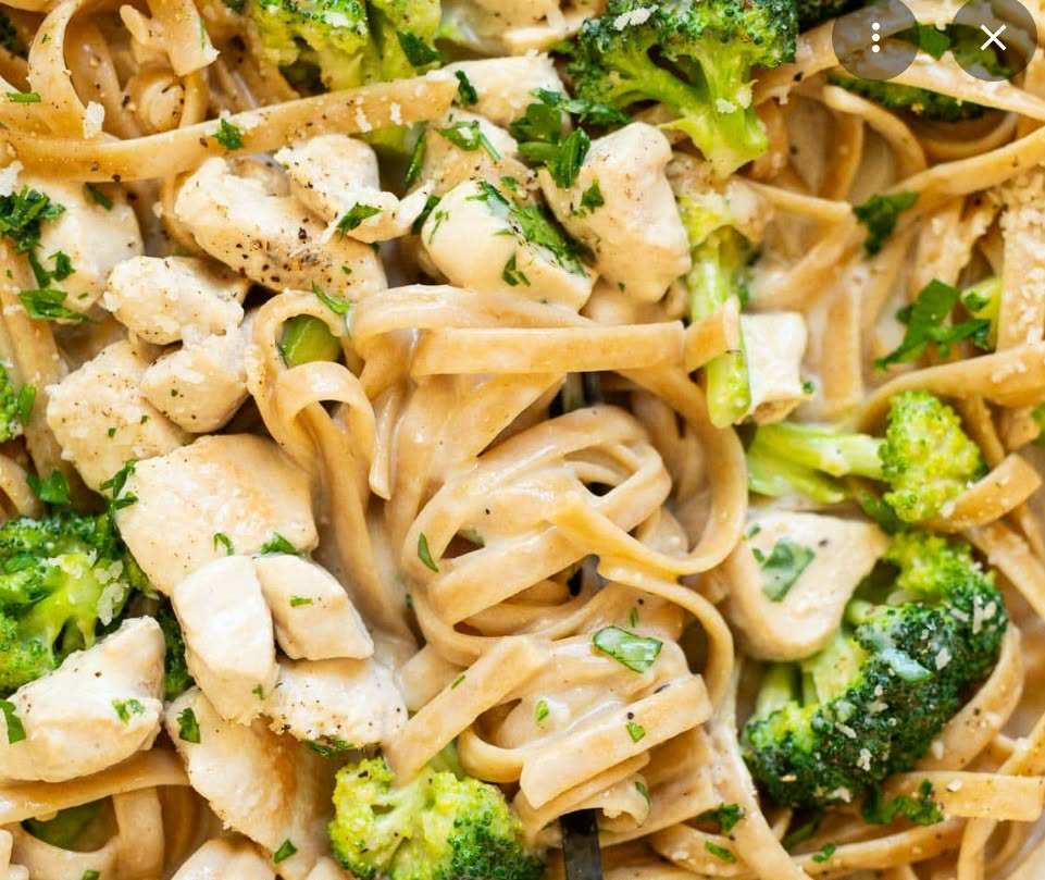 That One Place, LLC | Chicken Alfredo with Broccoli